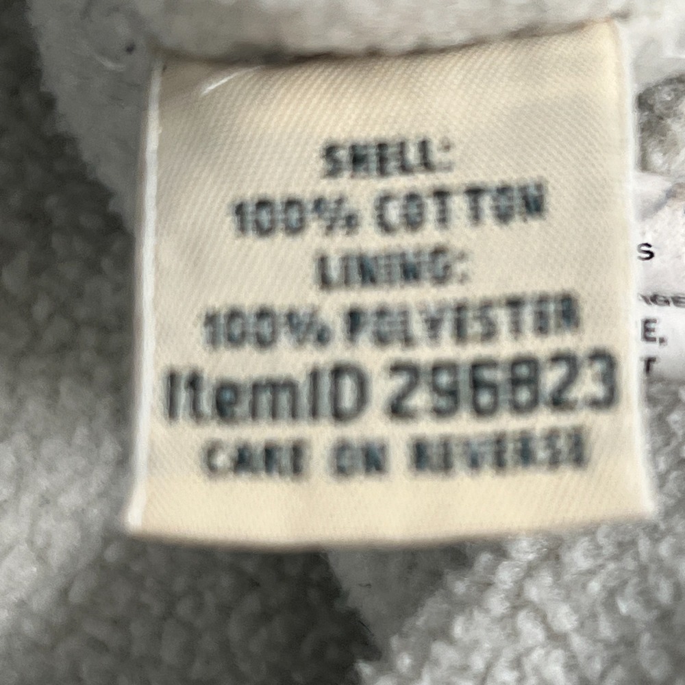 LL Bean Jacket Womens Large Relaxed Blue Green Plaid Flannel Hooded Sherpa Lined - Picture 13 of 16